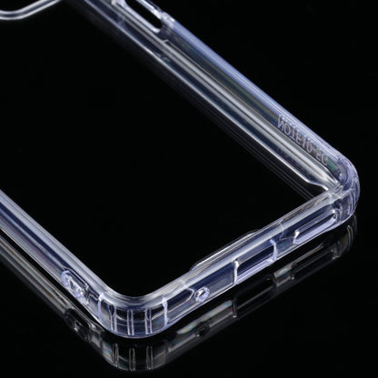 Transparent shockproof TPU case with reinforced bumper edges and port access