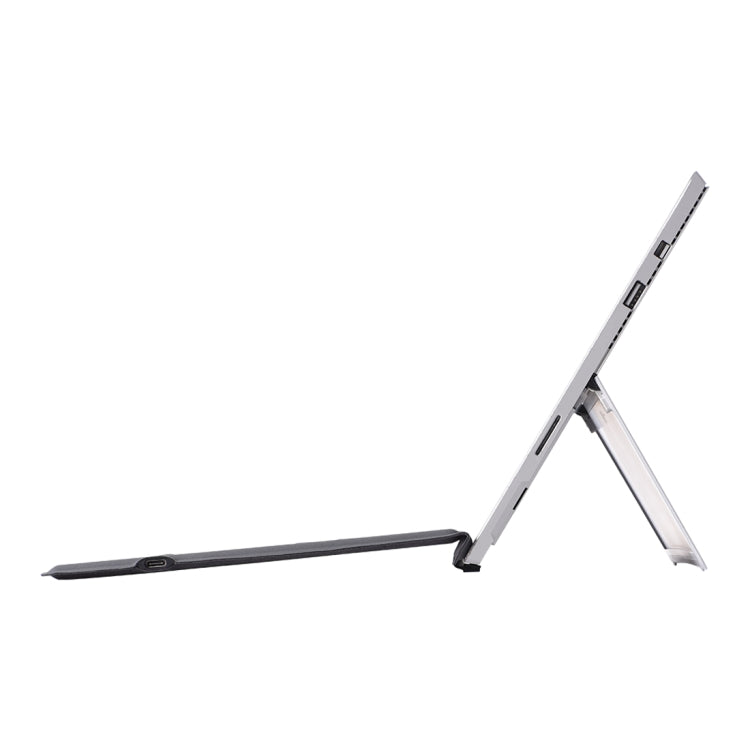 White tablet case with Bluetooth keyboard, slim profile and kickstand