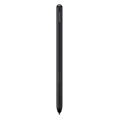 Black stylus pen with rounded tip and slim body for touchscreens.