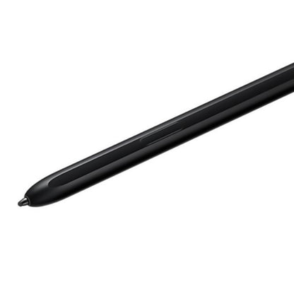 Close-up of a slim black stylus pen tip for precise touchscreen input.