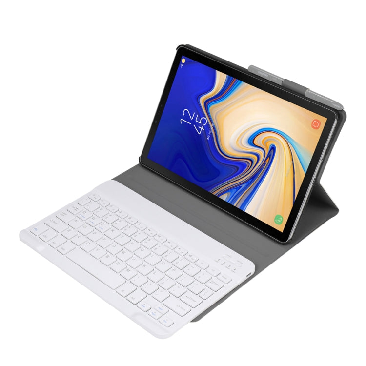 Ultrathin detachable magnetic Bluetooth tablet keyboard case in black with stand and keyboard