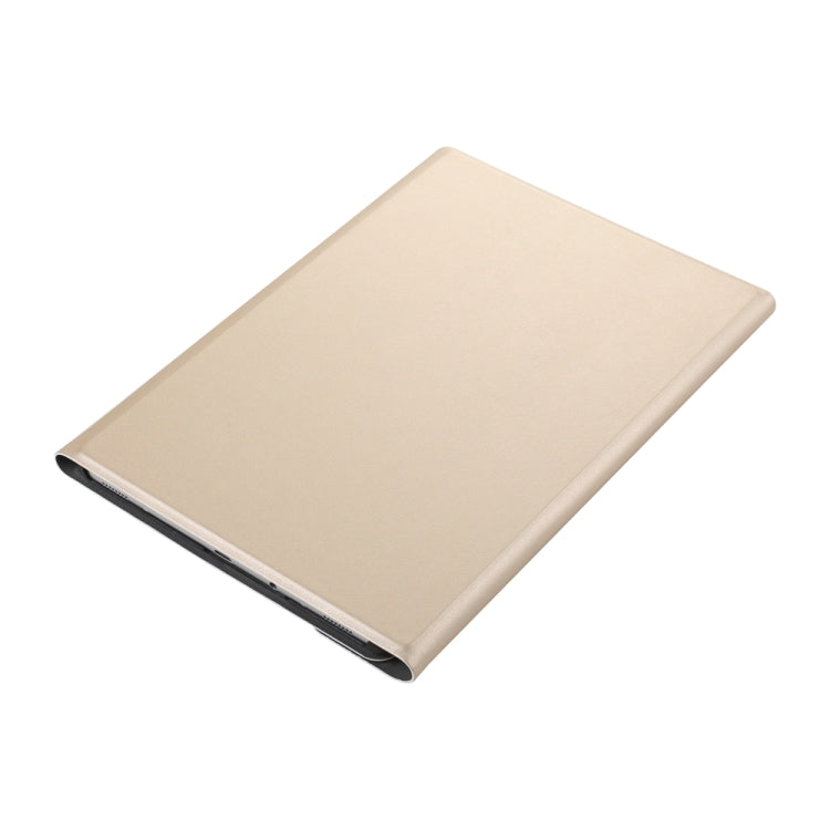 Ultrathin folio tablet case in beige with slim protective cover and rear cutout