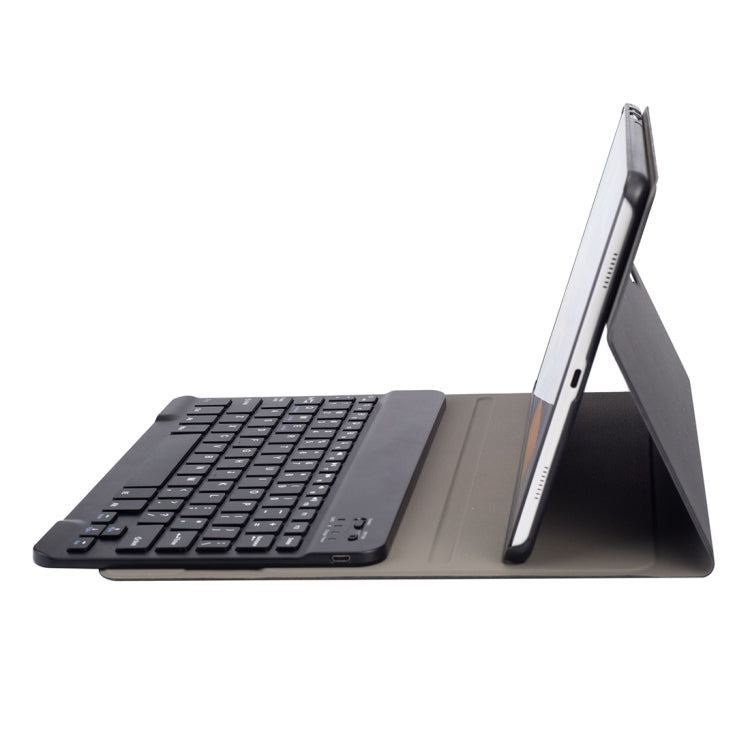 Keyboard tablet case folio with adjustable stand and integrated tablet holder