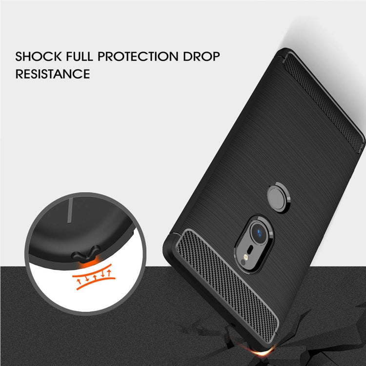 Black brushed texture shockproof TPU phone case with reinforced corner protection