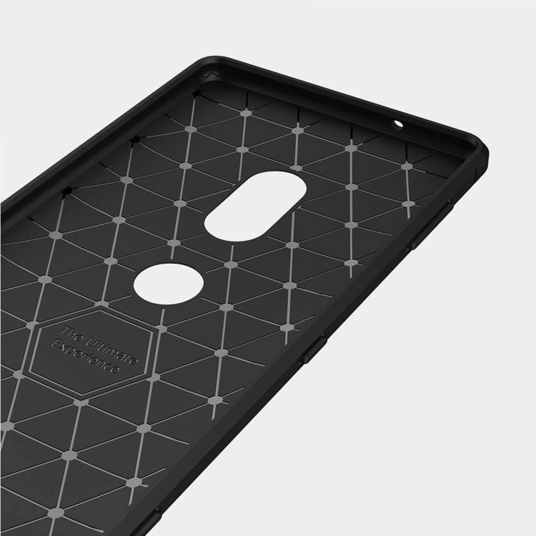 Black TPU phone case inner frame with molded cutouts for ports and camera