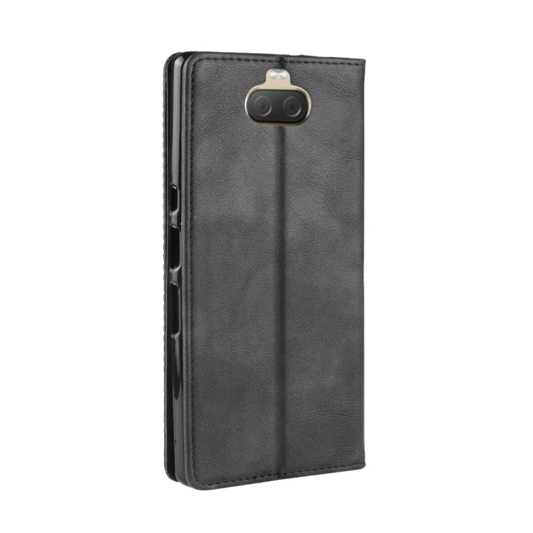 Magnetic flip leather phone case, dark gray/black, front flip cover