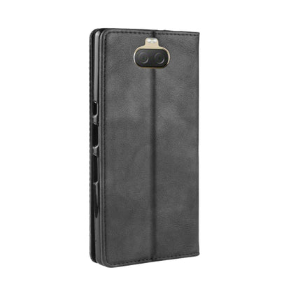 Magnetic flip leather phone case, dark gray/black, front flip cover