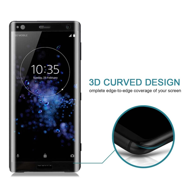3D curved tempered glass screen protector with edge-to-edge screen coverage