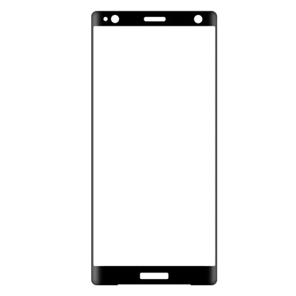 Tempered glass screen protector for smartphone front, clear full-screen panel