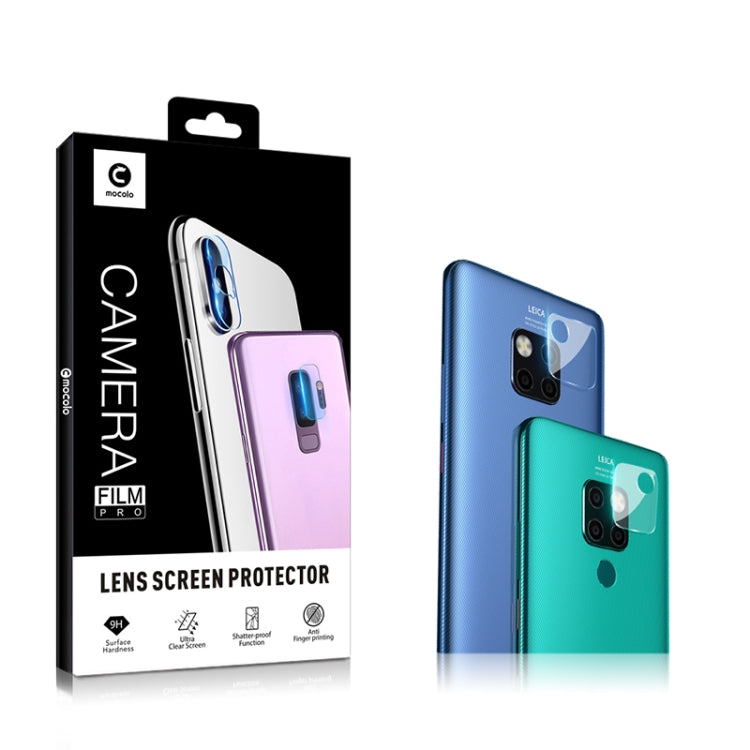 2Pcs mocolo 0.15mm 9H 2.5D Round Edge Rear Camera Lens Tempered Glass Film, Huawei P30, Huawei P30 Lite, Huawei P30 Pro, Huawei Mate 20X, Huawei Mate 20, Huawei Mate 20 Pro, Huawei P20, Huawei P20 Lite, Huawei P20 Pro