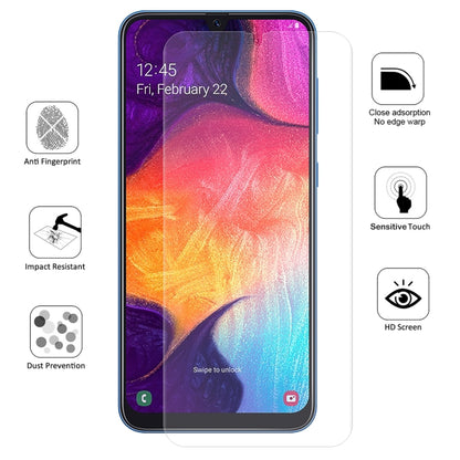 Hydrogel screen protector set with anti-fingerprint, impact resistance, dust prevention icons