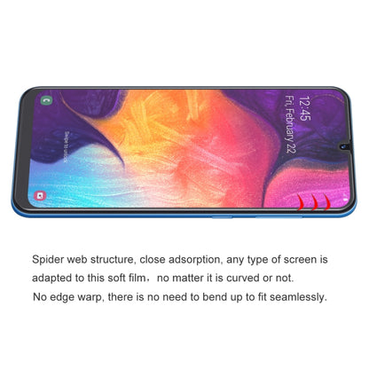 Full-screen hydrogel film for Samsung Galaxy A30/A50 with smooth, close fit