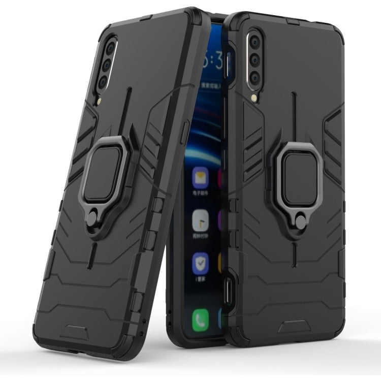 PC + TPU Shockproof Protective Case with Magnetic Ring Holder for VIVO IQOO, Black, Navy Blue, Red