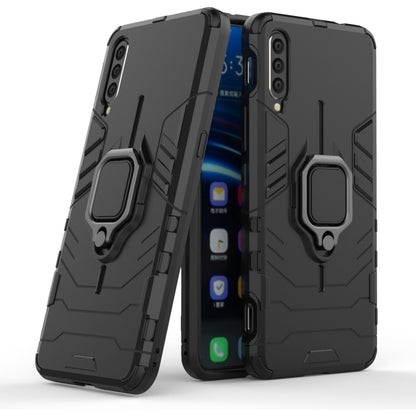 PC + TPU Shockproof Protective Case with Magnetic Ring Holder for VIVO IQOO, Black, Navy Blue, Red