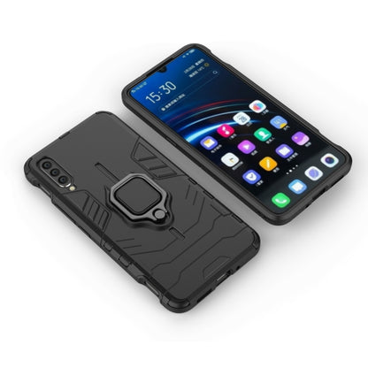 PC + TPU Shockproof Protective Case with Magnetic Ring Holder for VIVO IQOO, Black, Navy Blue, Red
