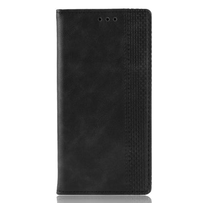 Magnetic Buckle Retro Crazy Horse Texture Horizontal Flip Leather Case for  Huawei Enjoy 9s (P Smart+ 2019)    , with Holder & Card Slots & Photo Frame, Black, Brown, Blue, Red