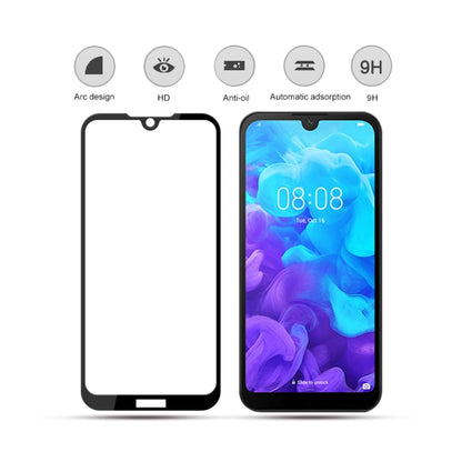 Full-glue 9H tempered glass screen protector with 2.5D rounded edge, anti-oil