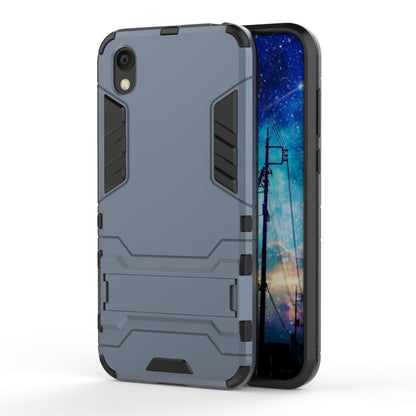 Shockproof PC + TPU Case for Huawei Honor 8S , with Holder, For Honor 8S