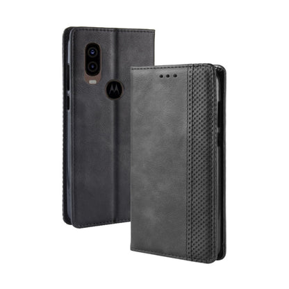Black horizontal flip leather phone case with magnetic closure, card holder, cutouts
