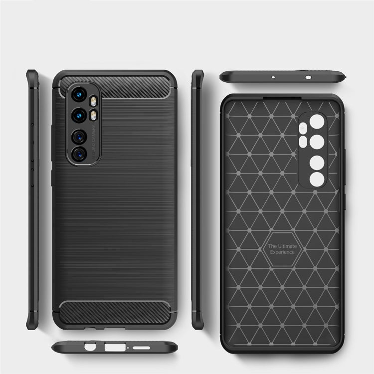 For Xiaomi Mi Note 10 Lite Brushed Texture Carbon Fiber TPU Case, For Xiaomi Mi Note 10 Lite