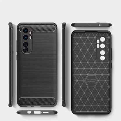 For Xiaomi Mi Note 10 Lite Brushed Texture Carbon Fiber TPU Case, For Xiaomi Mi Note 10 Lite