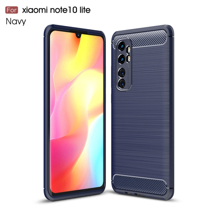 For Xiaomi Mi Note 10 Lite Brushed Texture Carbon Fiber TPU Case, For Xiaomi Mi Note 10 Lite