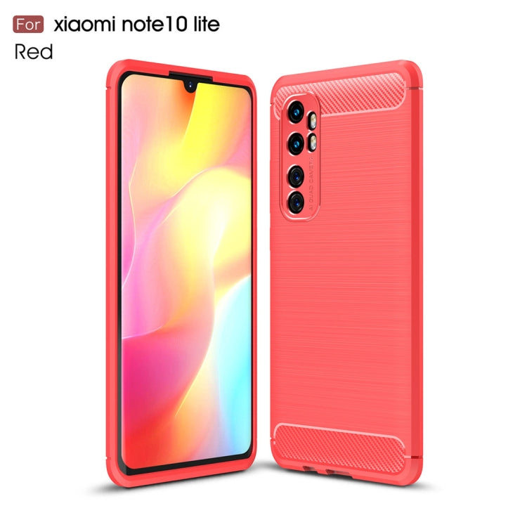 For Xiaomi Mi Note 10 Lite Brushed Texture Carbon Fiber TPU Case, For Xiaomi Mi Note 10 Lite