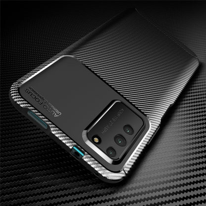 For Huawei Honor X10 Carbon Fiber Texture Shockproof TPU Case, For Huawei Honor X10