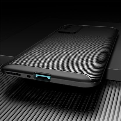 For Huawei Honor X10 Carbon Fiber Texture Shockproof TPU Case, For Huawei Honor X10