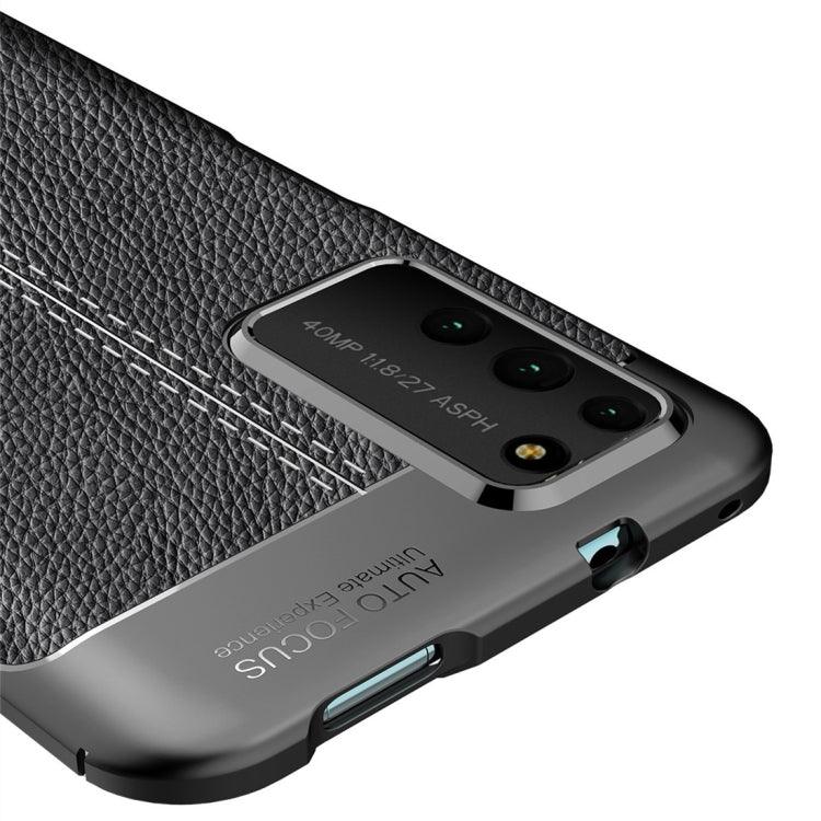 For Huawei Honor X10 Litchi Texture TPU Shockproof Case, For Huawei Honor X10