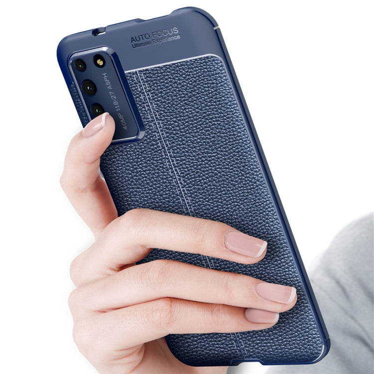 For Huawei Honor X10 Litchi Texture TPU Shockproof Case, For Huawei Honor X10