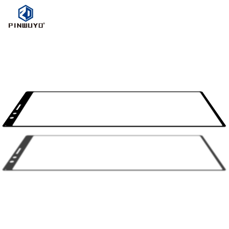 Tempered glass screen protector panels for Sony Xperia 1, black edges, two pieces