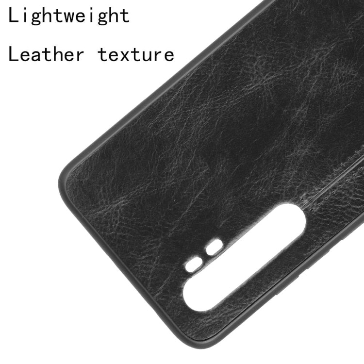 For Xiaomi Mi Note 10 Lite Shockproof Sewing Cow Pattern Skin PC + PU + TPU Case, For Xiaomi Mi Note 10 Lite