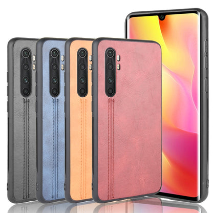 For Xiaomi Mi Note 10 Lite Shockproof Sewing Cow Pattern Skin PC + PU + TPU Case, For Xiaomi Mi Note 10 Lite