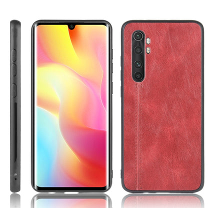 For Xiaomi Mi Note 10 Lite Shockproof Sewing Cow Pattern Skin PC + PU + TPU Case, For Xiaomi Mi Note 10 Lite