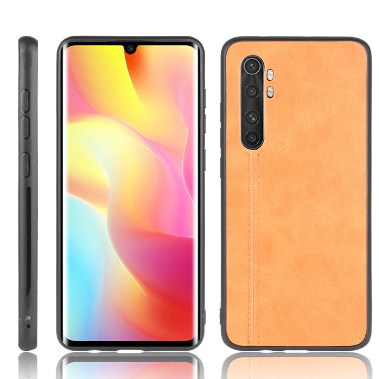 For Xiaomi Mi Note 10 Lite Shockproof Sewing Cow Pattern Skin PC + PU + TPU Case, For Xiaomi Mi Note 10 Lite