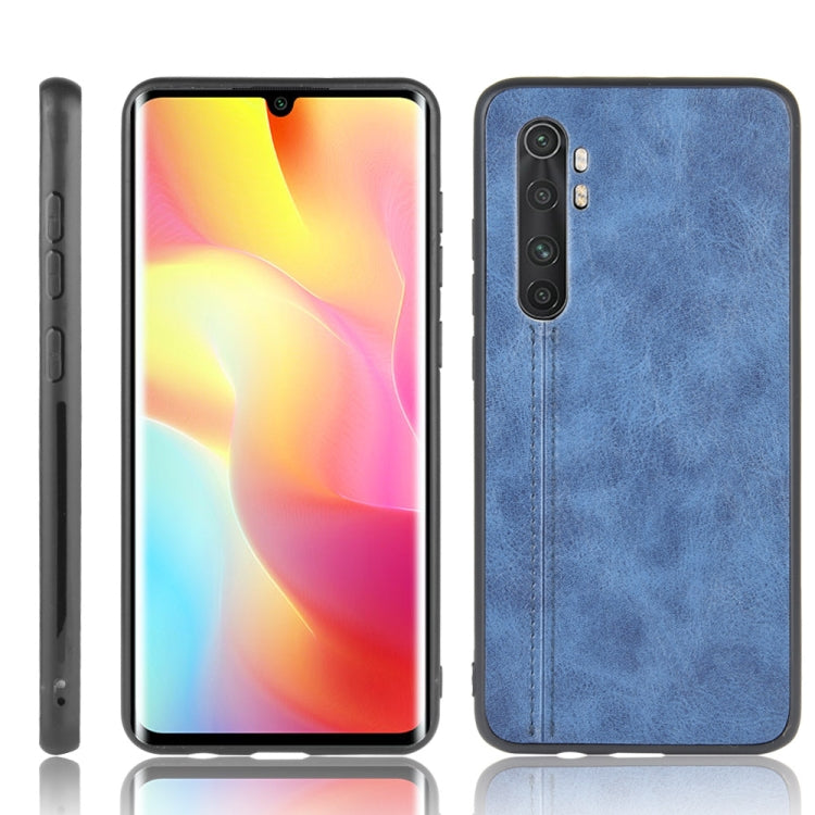 For Xiaomi Mi Note 10 Lite Shockproof Sewing Cow Pattern Skin PC + PU + TPU Case, For Xiaomi Mi Note 10 Lite