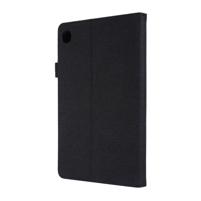 Horizontal Flip TPU + Fabric PU Leather Protective Case with Name Card Clip, For Lenovo Tab M8