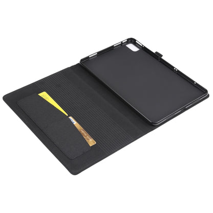 Horizontal Flip TPU + Fabric PU Leather Protective Case with Name Card Clip, For Huawei Matepad 10.4