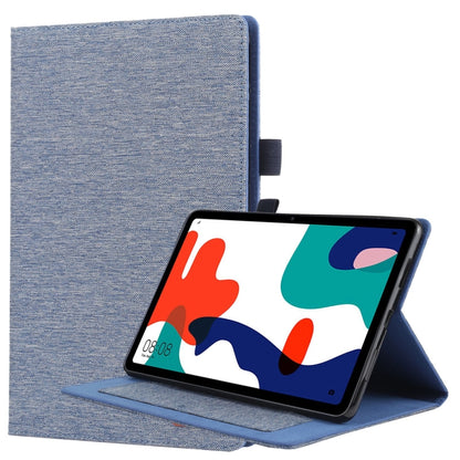 Horizontal Flip TPU + Fabric PU Leather Protective Case with Name Card Clip, For Huawei Matepad 10.4
