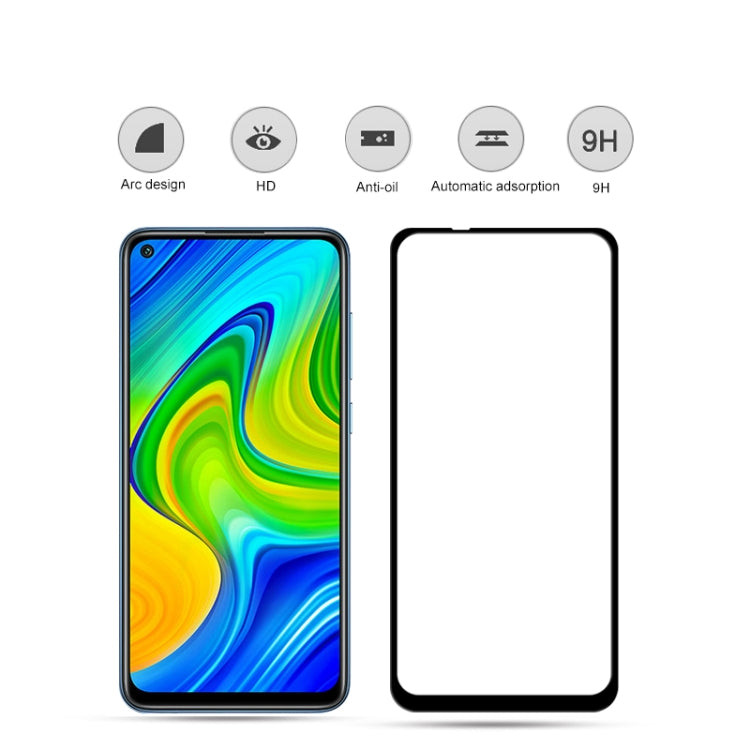 mocolo 0.33mm 9H 2.5D Full Glue Tempered Glass Film, For Xiaomi Redmi 10X 4G