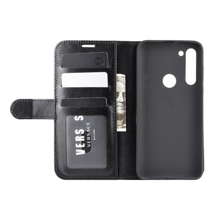 Black flip phone case with card slots and kickstand, back access cutout