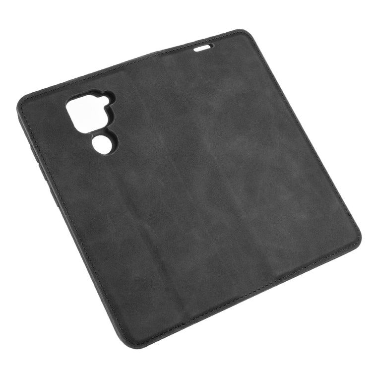Leather flip cover with camera cutout for Redmi Note 9 4G
