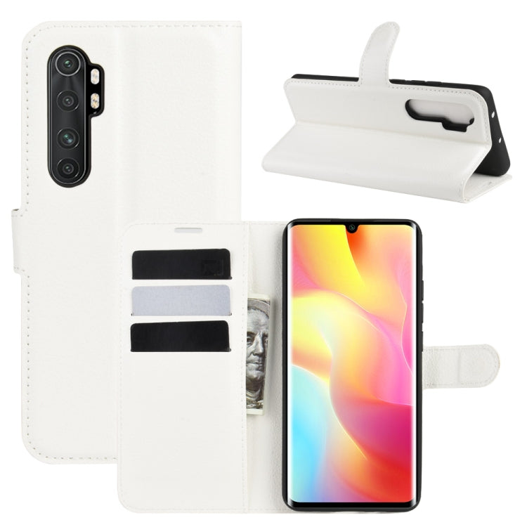 White flip wallet phone case with card slots, stand holder, and cutouts for ports