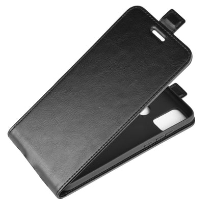 Flip leather phone case for Huawei Honor 9X Lite in dark gray, side cutout visible