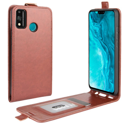 Rose flip leather phone case for Huawei Honor 9X Lite with open card pocket