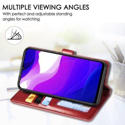 For Xiaomi Mi 10 Lite 5G Retro Solid Color Leather Buckle Phone Case with Lanyard & Photo Frame & Card Slot & Wallet & Stand Function, For Xiaomi Mi 10 Lite 5G