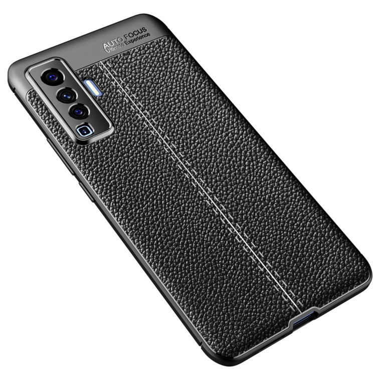 For VIVO X50 Litchi Texture TPU Shockproof Case, For VIVO X50