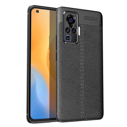 For VIVO X50 Litchi Texture TPU Shockproof Case, For VIVO X50