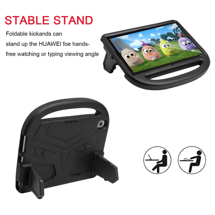 Sparrow Pattern EVA Children Fall Protection Case With Retractable Bracket, For Huawei MediaPad M5/M6 10.8